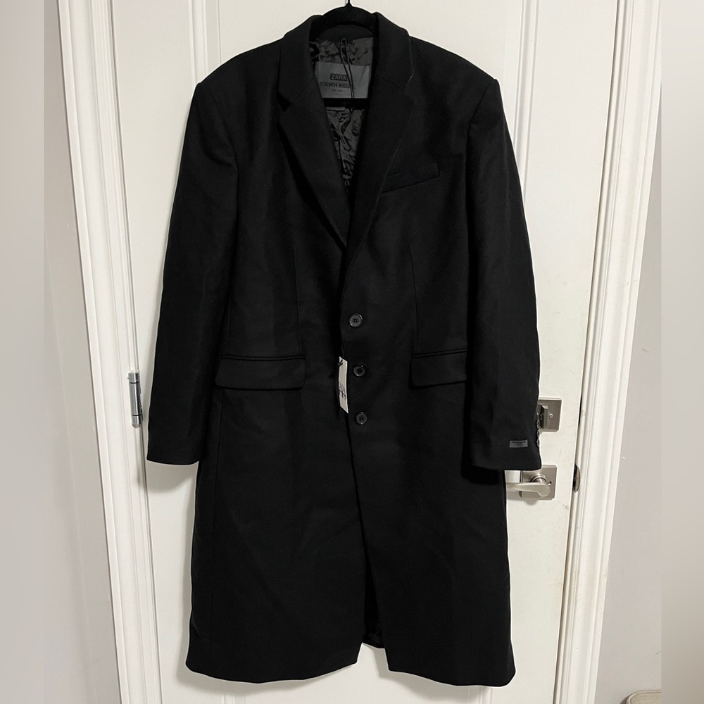 Zara x Steven Meisel Women’s Wool Cashmere Blended Coat - Made in Portugal - L